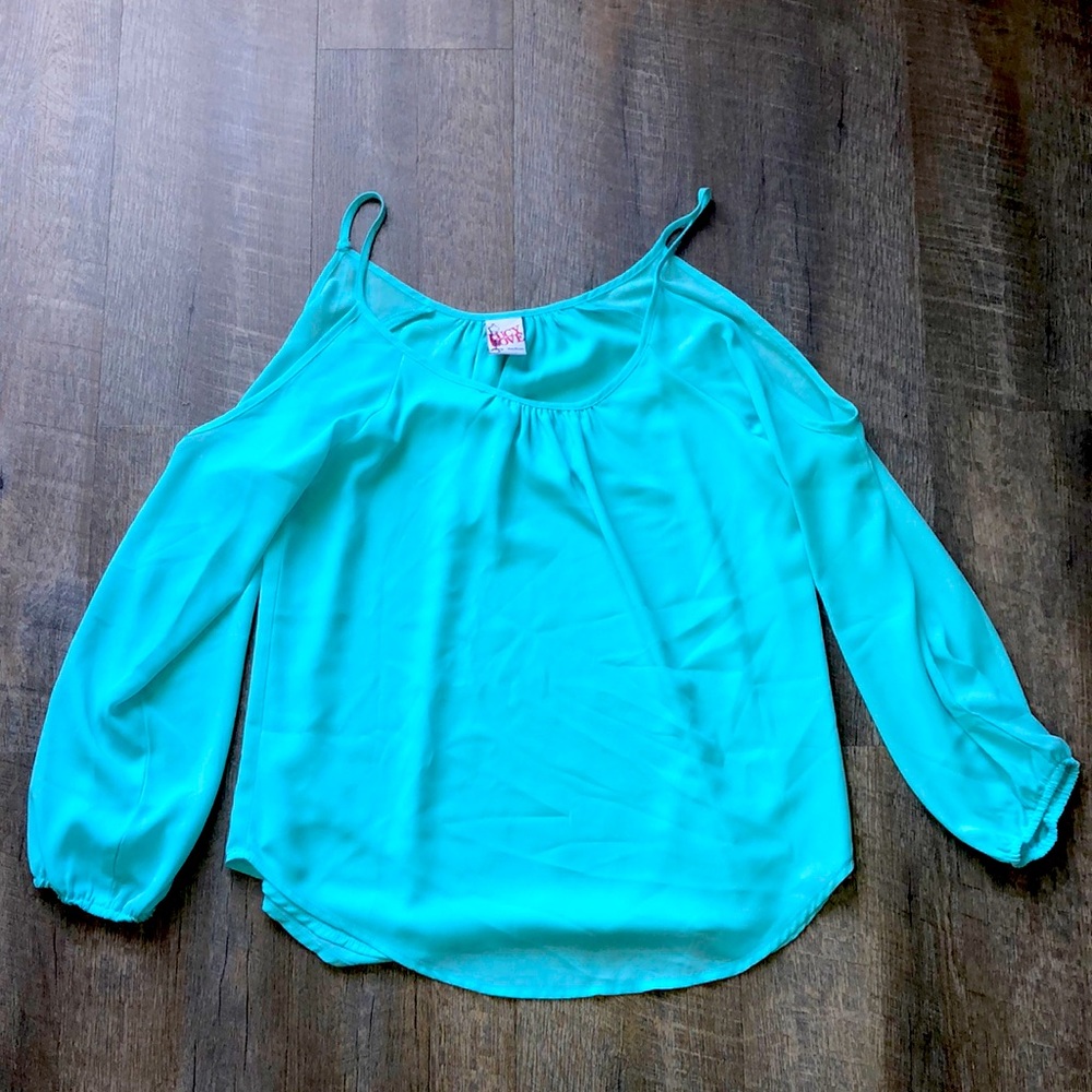 Lucy Love Cold Shoulder Blouse
